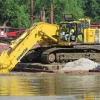 Concrete Pier Removal from River